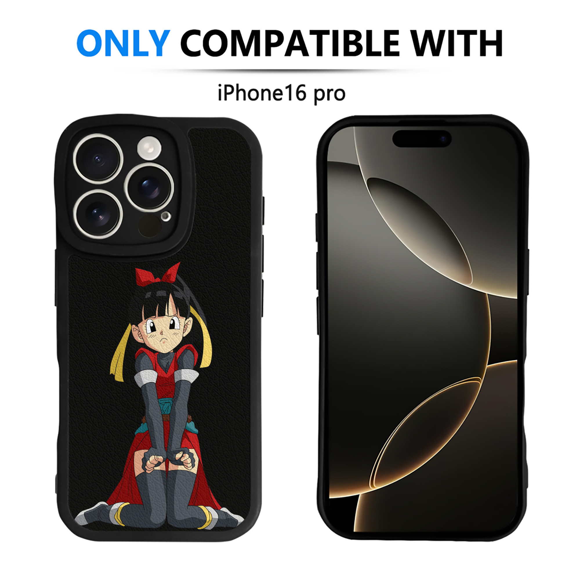 （画像用） ドラゴンボール パン DRAGON BALL Pan 【iPhone 16シリーズ対応】シリコンスマホケース（レザー調） 材質：シリコン